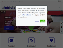 Tablet Screenshot of aniridia.es