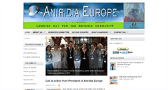 Desktop Screenshot of aniridia.eu