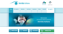Desktop Screenshot of aniridia.it