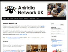 Tablet Screenshot of aniridia.org.uk